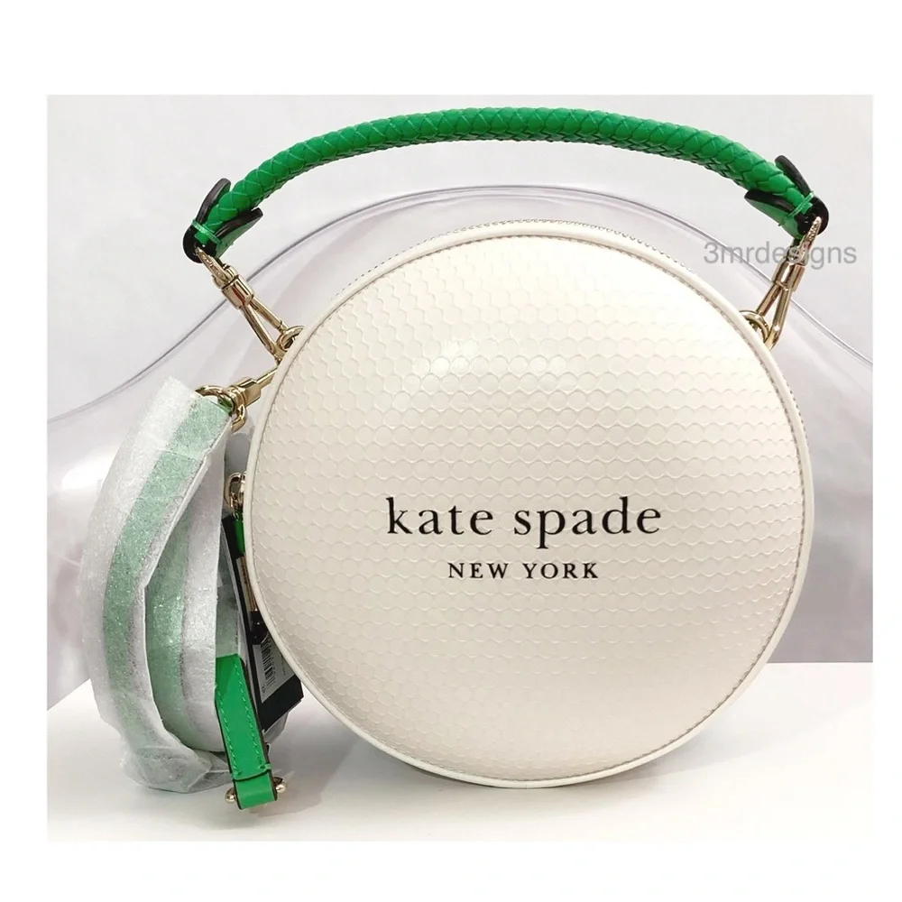 NWT Kate Spade ♠️ TEE TIME Textured Leather 3D Golf Ball Purse/Crossbody Bag - Picture 15 of 15